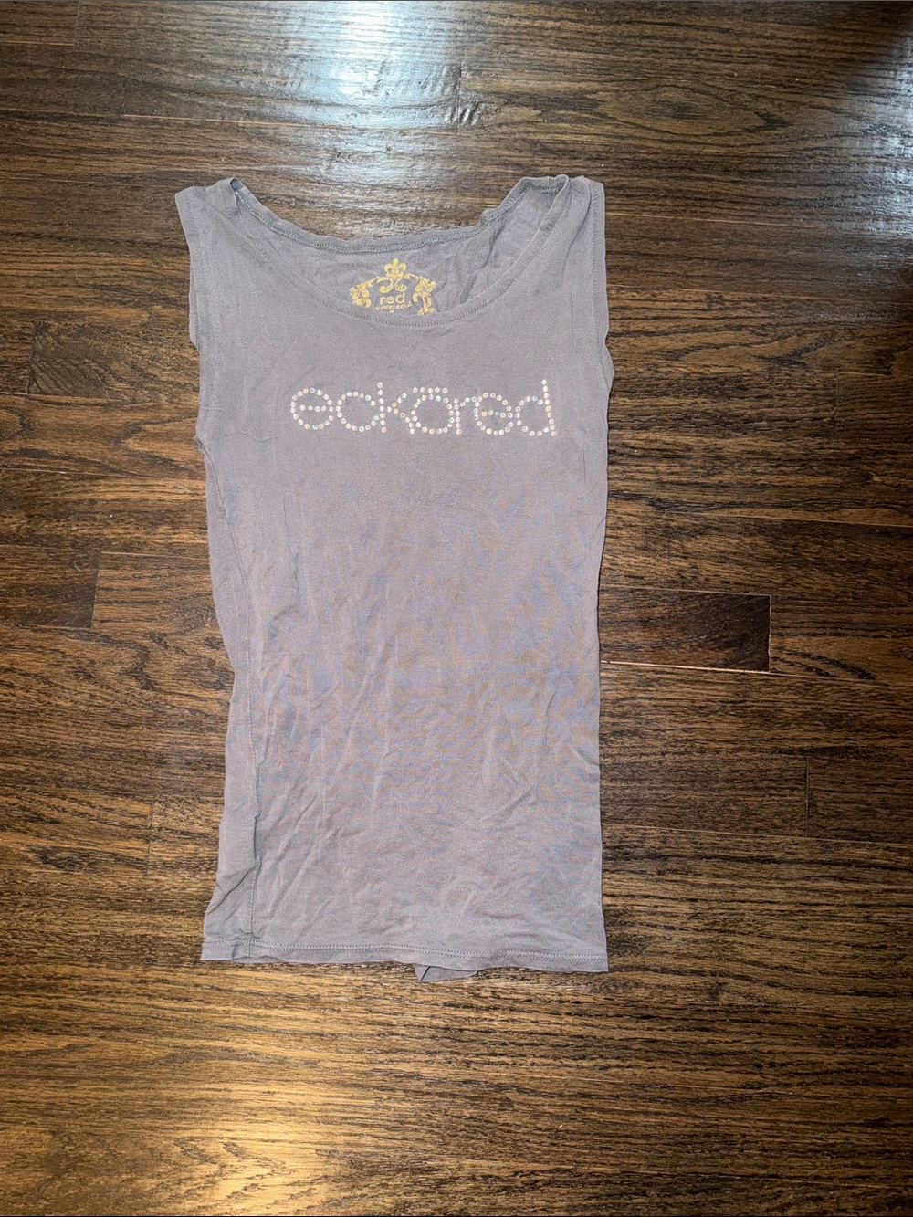 Unlined Lavender Tank Top with Stud Logo